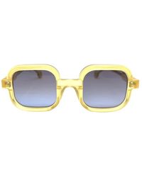 Anne & Valentin - Accessoires ,Geel ,Savage Zonnebril - Lyst