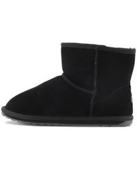 EMU - Schoenen ,Zwart ,Leer Winterlaarzen - Lyst
