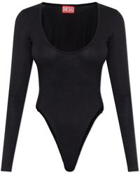 DIESEL - Tops ,Zwart ,T-Bodyn Bodysuit - Lyst