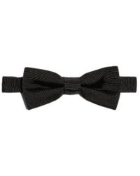 DSquared² - Zwarte Zijden Papillon Stropdas - Lyst