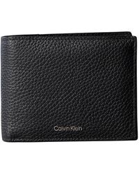 Calvin Klein - Foil Embossed Logo Slim Trifold Portemonnee + Kaarthouder - Lyst