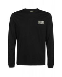 EA7 - 6Rpt20 Pjm9Z 1200 Long Sleeve Top - Lyst