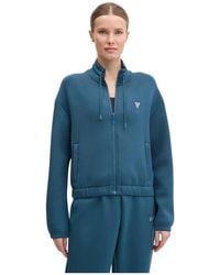Guess - Cecilia Zip-Through Sweatshirt - Lyst