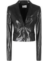 ANDAMANE - Jassen ,Zwart ,Leer Zefira Blazer - Lyst