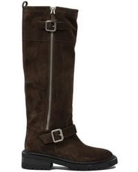 Via Roma 15 - Schoenen ,Bruin ,Leer Bruine Leren Enkellaarzen Voor Vrouwen - Lyst