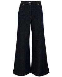 Aspesi - Vaqueros Anchos, Mujer, Talla - Lyst