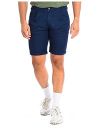 La Martina - Weiße bermuda-shorts mit knopf und reißverschluss - Lyst