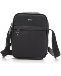 BOSS - Zair-nszip shoulder bag - Lyst
