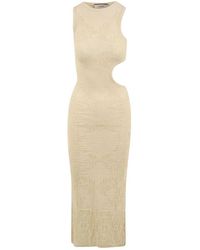 Akep - Creme kleid vskd05044 v1 - Lyst