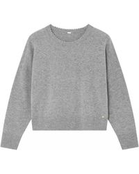GUSTAV - Truien & Vesten ,Grijs ,Gebreide Kleding - Lyst