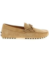 Tod's - Gommino Suede Loafers - Lyst