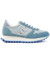 Blauer - Sneakers da running blu chiaro con dettaglio glitterato - Lyst