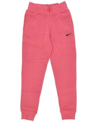 Nike - Pantalon De Survetement Polaire Femme Sportswear Jogger Polaire Taille Haute Adobe/Noir - Lyst