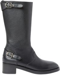 DURAZZI MILANO - Botas de cuero con hebillas - Lyst