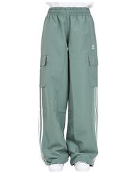 adidas Originals - Pantaloni cargo verdi adicolor - Lyst