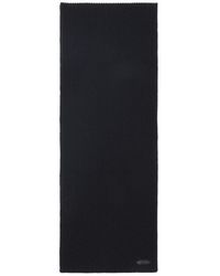 Brioni - Midnight Wool Knit Scarf-Uomo - Lyst
