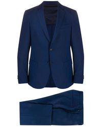 HUGO - Blauw Wollen Pak Voor Mannen - Lyst