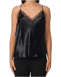 Alberta Ferretti - Top En Hemdjes Polyester - Lyst
