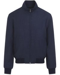 Ralph Lauren - Jassen ,Blauw ,Wol Felton Bomberjack - Lyst