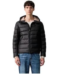 Blauer - Jassen ,Zwart ,Acton Gewatteerd Donsjack - Lyst