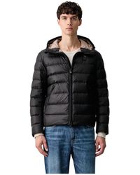 Blauer - Jassen ,Zwart ,Acton Gewatteerd Donsjack - Lyst