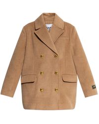 Ganni - Double-Breasted Coats - Lyst