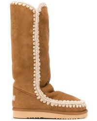 Mou - Schoenen ,Bruin ,Leer Winterlaarzen - Lyst