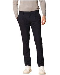 Mason's - Blaue chino jogger hose regular fit - Lyst