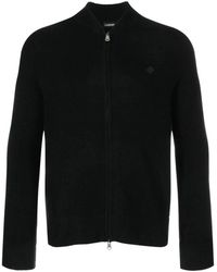 J.Lindeberg - Truien & Vesten ,Zwart ,Nylon Merino Logo Zip Sweater - Lyst