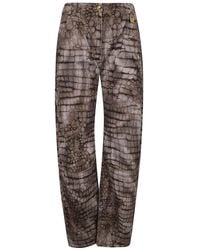 Elisabetta Franchi - Wide Trousers - Lyst