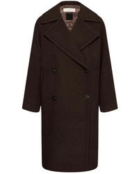 Inwear - Jassen ,Bruin ,Double-Breasted Coat - Lyst