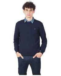 Ralph Lauren - Truien & Vesten ,Blauw ,Wol Polo Pullover - Lyst