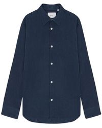 NN07 - Overhemden ,Blauw ,Shirts - Lyst