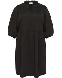 Kaffe - Feminines kleid mit rüschen-detail - Lyst