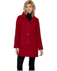 Junge - Jassen ,Rood ,Wol Elegante Rode Wollen Jas - Lyst