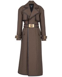 Balmain - Coats > trench coats - Lyst