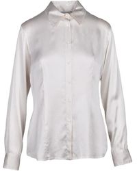 Antonelli - Overhemden ,Wit ,Satijn Camicia - Lyst