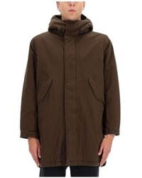 Aspesi - Hooded Cotton Parka - Lyst