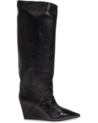 Vic Matié - Leder Keilabsatzstiefel - Lyst