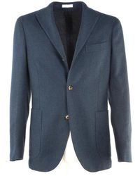 Boglioli - Jassen ,Blauw ,Stijlvolle Jas - Lyst