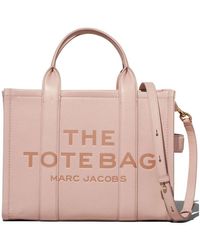 Marc Jacobs - Lederne mittelgroße tote tasche - Lyst