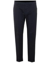 Dondup - Broeken ,Zwart ,Katoen Gaubert Slim Chino Broek - Lyst