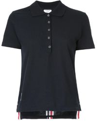 Thom Browne - T-shirt e polo blu - Lyst
