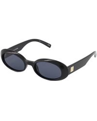 Le Specs - Stilvolle schwarze work it sonnenbrille - Lyst