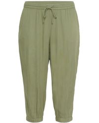 Kaffe - Cropped Trousers - Lyst