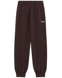 MSGM - Sweatpants - Lyst