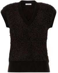 Ferragamo - V-Neck Knitwear - Lyst