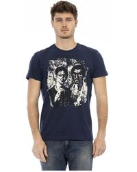 Trussardi - Casual rundhals kurzarm t-shirt - Lyst