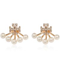 Tory Burch - Brass Earrings - Lyst