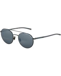 Porsche Design - Schwarze/dunkelblaue sonnenbrille - Lyst